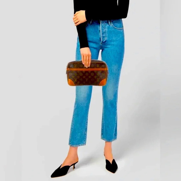 Authentic LOUIS VUITTON VINTAGE Monogram Compiegne 28 Clutch Bag - Picture 7 of 7